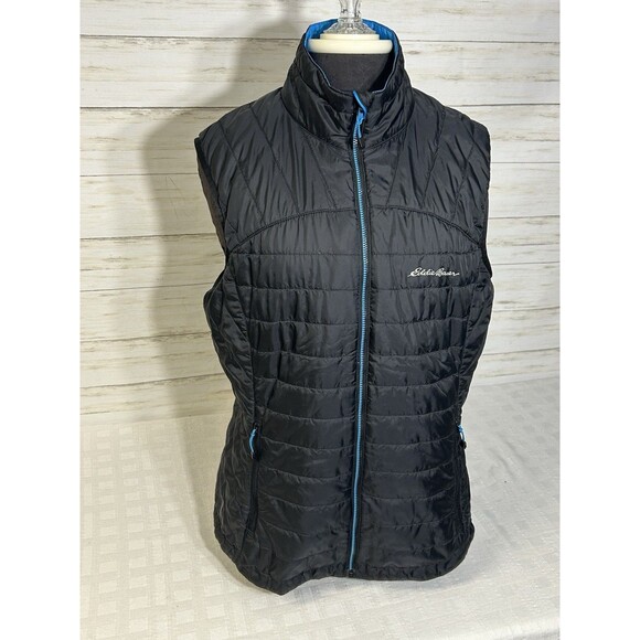 Eddie Bauer Puffer Vest Packable REVERSIBLE First Ascent Pertex Quantum LARGE - Picture 9 of 16